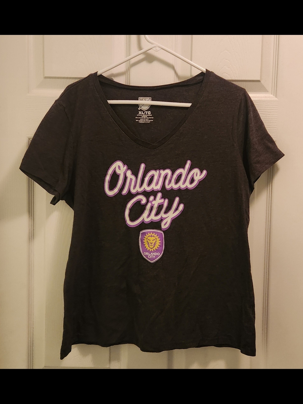Touch by Alyssa Milano Orlando City SC V-Neck Tee - XL